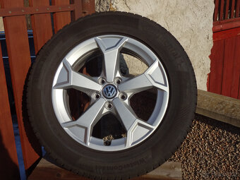 Kodiaq + Tiguan - zánovní zimní alu kola 17" 5x112 ET38 - 5