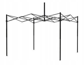 Rozkládací nůžkový 3x3m stan - 5