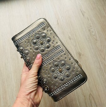 NOVÁ Dámská peněženka / psaníčko s kamínky - 5