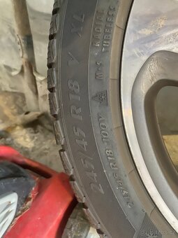 Alu kola 18” 5x112 Mercedes a zimní pneu 245/45/R18 - 5
