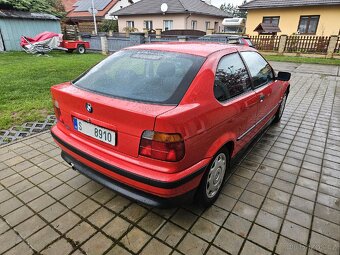 BMW 316i E36 COMPACT 1 MAJITEL 130tis KM vse původní - 5