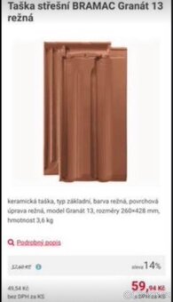 Střešní tašky bramac granát 13 - 5