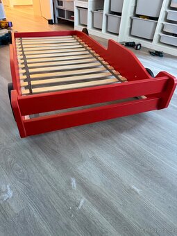 Dětská postel Benlemi, auto červené, 80x180 cm - jako nová - 5
