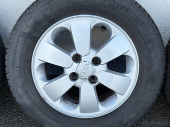 Alu kola Kia 4x100 R14, 5ks, celoroční pneu - 5