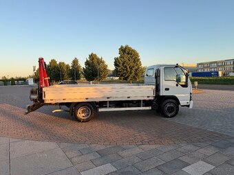 Isuzu NPR- 2010 - valník + hydraulická ruka - 3.0d 110kW - 5