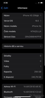 iPhone XS (256gb, baterie: 76%) - 5