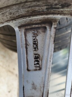 Originál alu kola Škoda R17 - 5