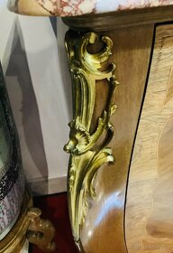 Starožitná Komoda s Mramorem Francie - 5