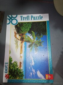 Puzzle 1500 + nafukovací podložka/ válec - 5