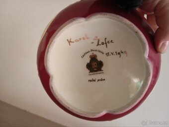 Porcelanová dóza s víkem - 5