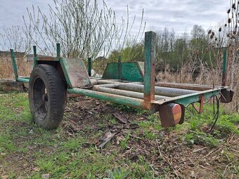 Přívěs, kára za traktor, s pevnou nápravou - 5
