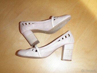 kožené značkové lodičky - vel. 38 - 5