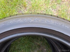 2x Letní pneu Pirelli P-Zero Luxury S. - 245/45 R20 XL - 80% - 5