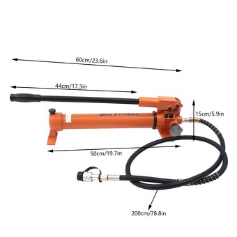 Ruční hydraulické čerpadlo CP-700/700 Bar - nepoužité - 5