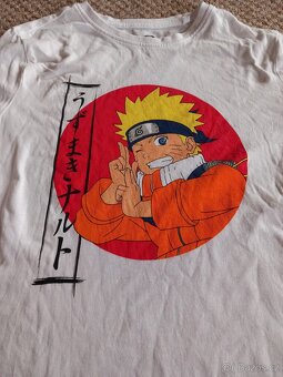 Triko bílé Naruto vel.140 TOP STAV - 5