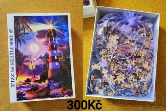 Různé puzzle 500, 1000 dílků - 5