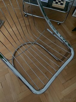 Gastone Rinaldi vintage chair, židle chrom - 5
