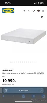 Matrace 140x200 cm - IKEA - 5
