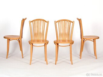 Kvalitní jídelní  židle české výroby TON, buk, super stav. - 5