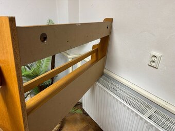 Rustikální závěsná police. Dub - 5