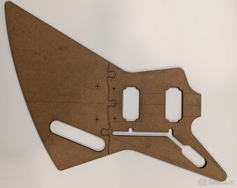 Šablony pro výrobu kytary - 5