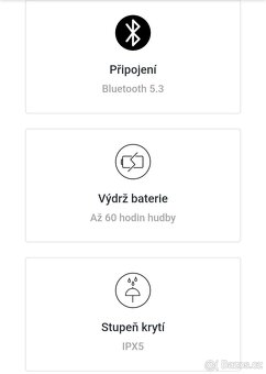 Bezdrátová bluetooth sluchátka QCY H2 pro nové záruka - 5
