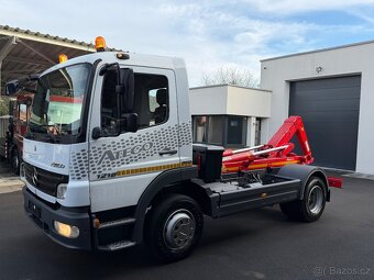 Mercedes Benz Atego 1218 hákový nosič kontejnerů - 5