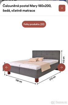 Čalouněná postel - 5