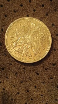 Zlatá mince 20 corone Franc Josef 1894 - 5