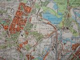 Vojenská profesionální tajná mapa Plzeň ska ČSLA - 5