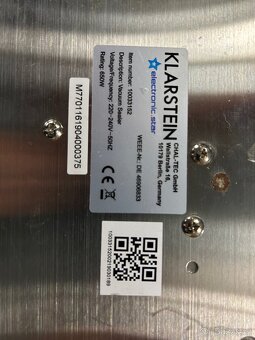 Vakuovacka profi KLARSTEIN pro series - 5