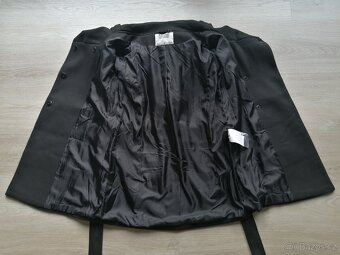 DÁMSKÝ ČERNÝ KABÁT - 5