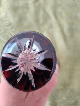 POHÁR RUBÍNOVÉ SKLO - 5