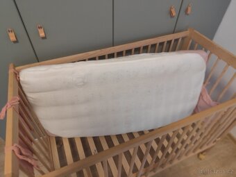 Dětská postýlka Dub eco + matrace - 5