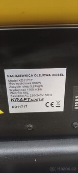 Naftové topení - dělo - 65kW - 5