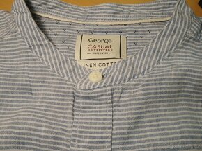 Pánská polo lněná košile George/L/2x60cm - 5