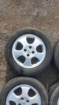 Opel alu ET 49 4x100 R15 sada ALU - pěkné zachovalé OK - 5