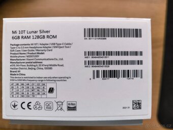 Xiaomi Mi 10T 6GB/128GB Lunar Silver - 5