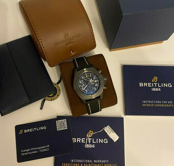 BREITLING Avenger Chrono 45 Night Mission Box&Paper07.2021 - 5