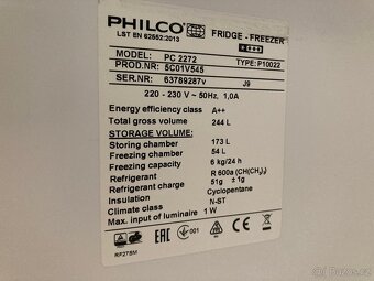 Použitá lednice Philco - 5