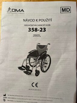 Vozík invalidní odlehčený 358-23 - 5