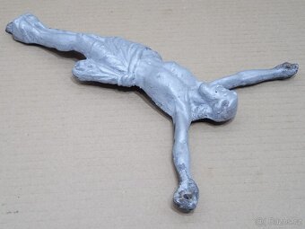 Ježíš Kristus Retro kovová soška - 5