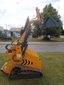 smykač, pásový smykač, čelní nakladač , čelák - 5