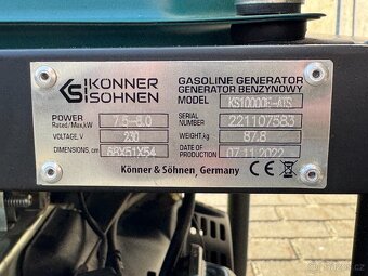 Benzínová elektrocentrála KS 10000E ATS - 5