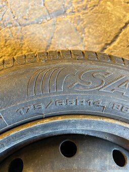 Disky 175/65/14 sava dot2022, vzorek cca6-7 mm rozteč 4x108, - 5