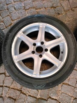 ALU kola + zimní pneu 225/55/17 5x112 ET30 - 5