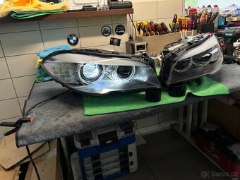 BMW 5 F10/11 nedynamic xenon, přestavba na Bi-LED - 5
