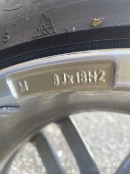 Alu kola Dezent 5x112 s pneu 235/45 R18 – 2× Bridgestone, - 5