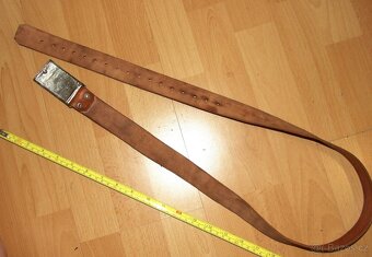 Kožený opasek, přezka s motivem WINCHESTER - zánovní - 5