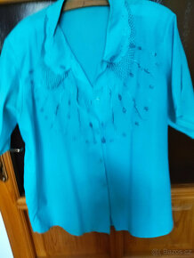 retro košilové halenky, saka, tuniky - 5